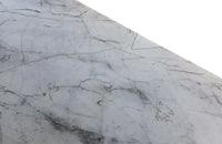 LONG MARBLE TOP BISTRO TABLE