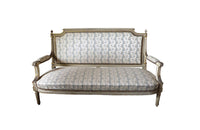 Louis XVI Sofa- Neoclassical Revival Canape-Seating-Sofa-French Antiques-AD & PS Antiques