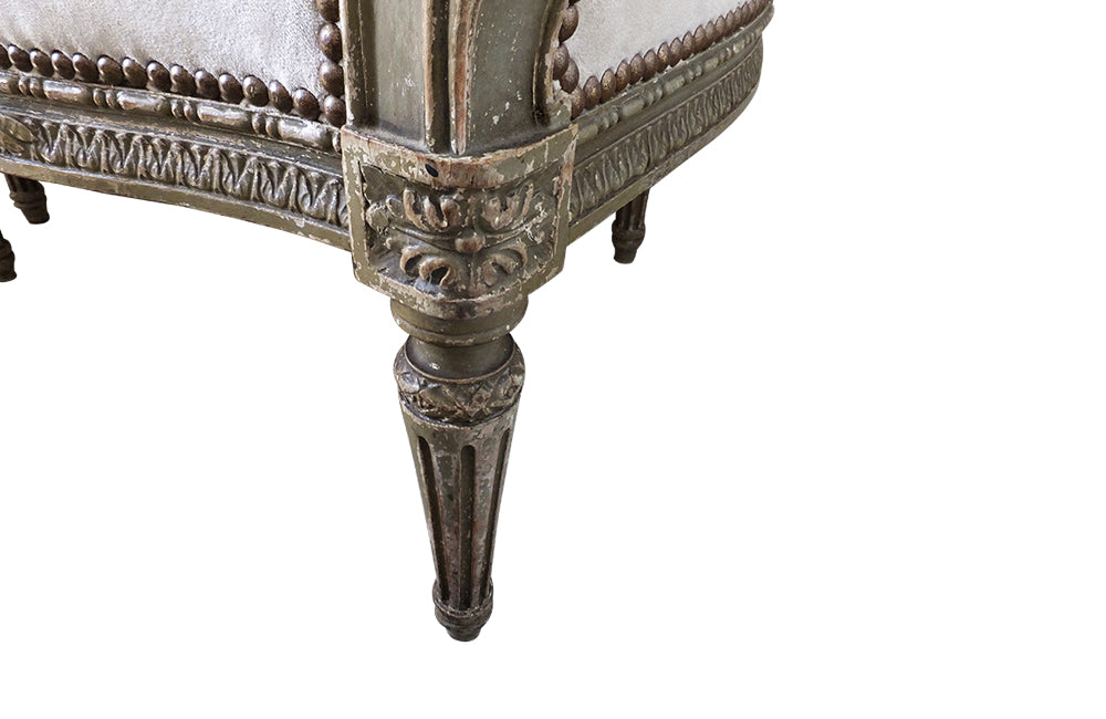 Louis XVI Style Salon Suite- French Antiques- Seating - Antique Seating - Antique Canape - Antique Armchairs - AD & PS Antiques