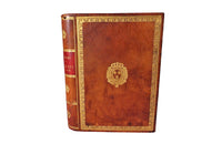 French Leather Faux Book Waste Paper Basket-Leather Waste Paper Bin-Leather Office Bin-French Accessories-French Antiques-Decorative Accessories-Office Accessories-Office Furniture-AD & PS Antiques