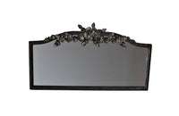 Decorative Metal framed French Mirror-Tole Flower Mirror-Decorative Mirrors-Mirrors-French Vintage Mirrors-AD & PS AntiquesDecorative Metal framed French Mirror-Tole Flower Mirror-Decorative Mirrors-Mirrors-French Vintage Mirrors-AD & PS Antiques