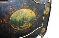 NAPOLEON III PAINTED IRON BED