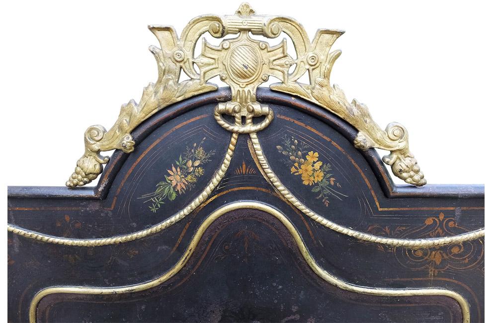NAPOLEON III PAINTED IRON BED
