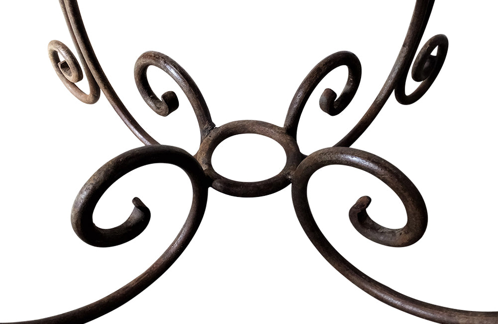 French Iron Florists Plant Stand Table-Iron Jardiniere-Garden Antiques-French Antiques-Decorative Antiques-Display Table-AD & PS Antiques