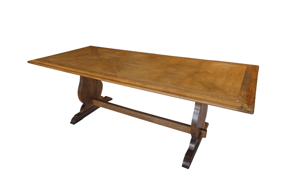 Large Oak Dining Table-Refectory Table-Monastery Table-French Antique- Antique Tables-AD & PS antiques