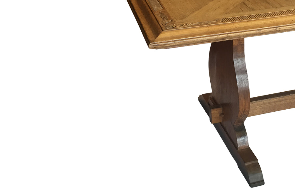 Large Oak Dining Table-Refectory Table-Monastery Table-French Antique- Antique Tables-AD & PS antiques