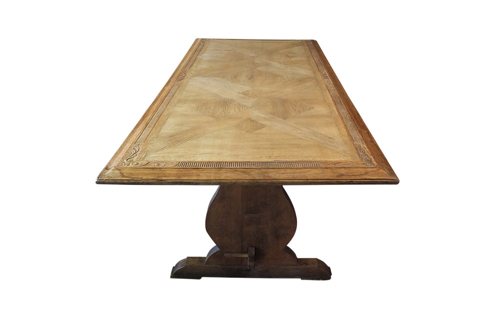 Large Oak Dining Table-Refectory Table-Monastery Table-French Antique- Antique Tables-AD & PS antiques
