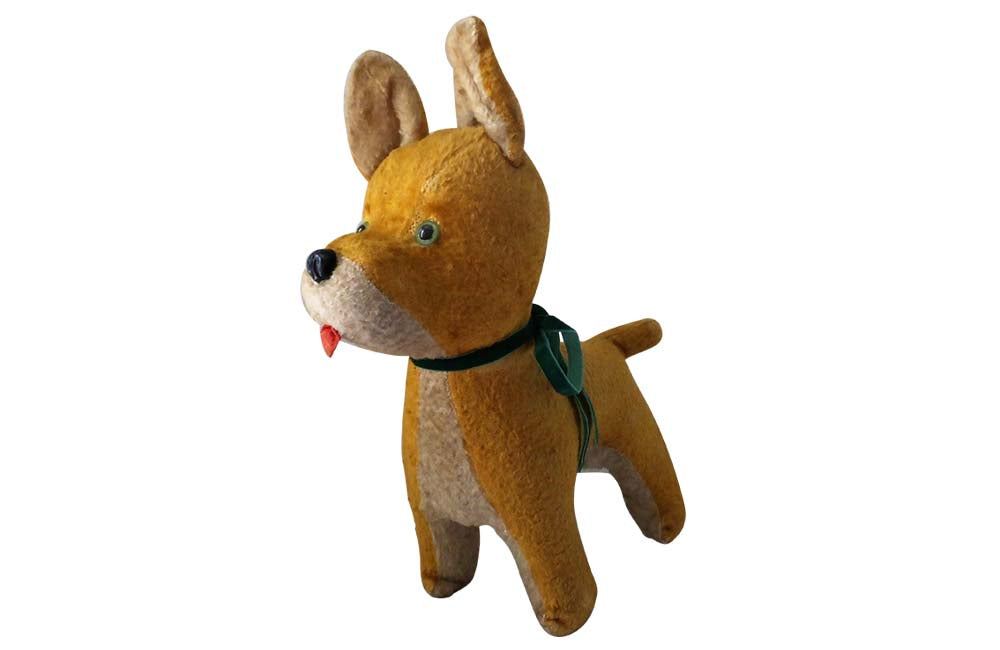 Old French Toy Dog-Decorative Accessories-Antique Toys-French Antiques-Vintage Toy Dog-AD & PS Antiques