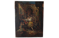 PAINTING OF GYPSY DANCER AND MUSICIANS