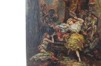 PAINTING OF GYPSY DANCER AND MUSICIANS