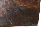 PAINTING OF GYPSY DANCER AND MUSICIANS