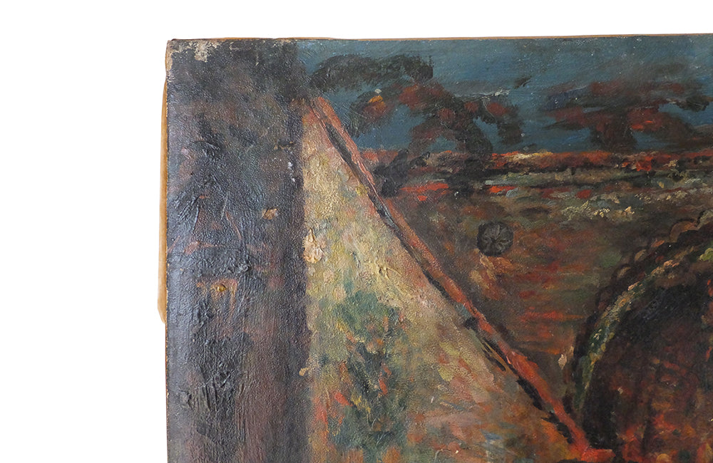 PAINTING OF GYPSY DANCER AND MUSICIANS