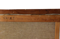 Painting 'During the Interval' by Rault- Oil on Canvas-Portrait-Dancers-Ballet-Framed Painting-French Painting-Wall Decoration-Wall Art-AD & PS Antiques