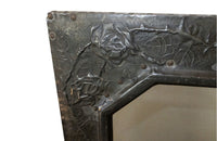 Pair of Aesthetic Movement Pewter Mirrors- Arts & Crafts- Antique Mirrors- Pair of Mirrors- AD & PS Antiques