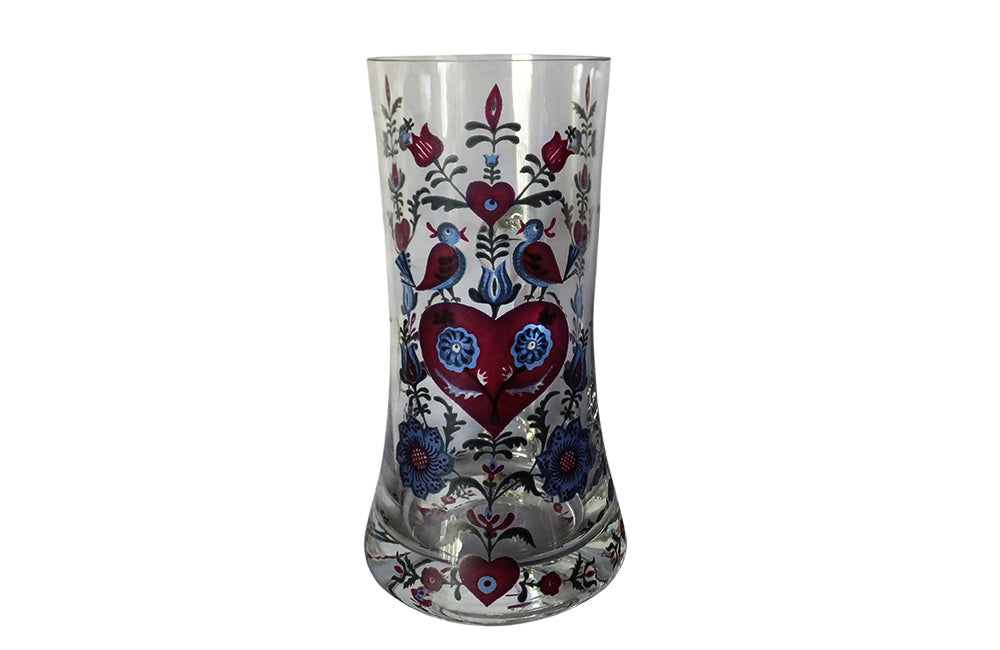 Pair of Bohemian Glass Marriage Tankards-Wedding Gasses-Antiques Glassware-Bohemian Glass-Decorative Accessories-Decorative Antiques-Wedding Gifts-AD & PS Antiques