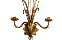 Pair of Bulrush Wall Lights- Mid Century Lighting -Wall Lights - Appliques - Vintage Lighting -AD & PS Antiques