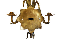 Pair of Bulrush Wall Lights- Mid Century Lighting -Wall Lights - Appliques - Vintage Lighting -AD & PS Antiques