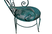 Pair of French iron garden armchairs- Garden Furniture- Iron Garden Chairs -French Antiques- Antique Garden Furniture- Vintage Garden Chairs -Seating - Art Populaire Furniture-AD & PS Antiques