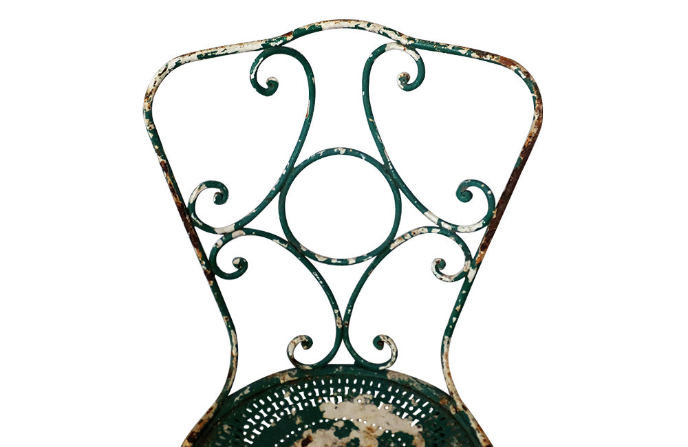 Pair of French Garden Chairs - Antique Garden Furniture - French Antiques -Garden Chairs - Iron Garden Chairs - Garden Antiques - Garden Furniture - Garden Seats - AD & PS Antiques