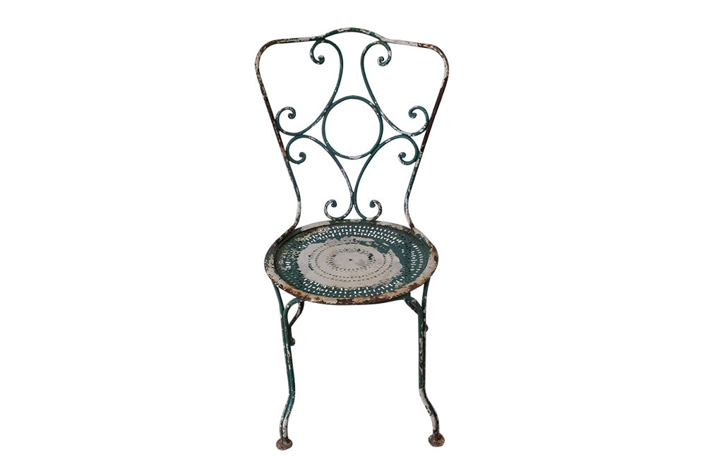 Pair of French Garden Chairs - Antique Garden Furniture - French Antiques -Garden Chairs - Iron Garden Chairs - Garden Antiques - Garden Furniture - Garden Seats - AD & PS Antiques