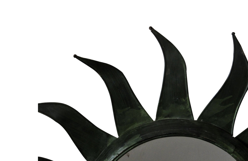 Pair of Sunburst Mirrors - Mid Century Mirrors - French Decorative Antiques - AD & PS Antiques