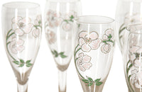 SET OF EIGHT PERRIER JOUET CHAMPAGNE FLUTES