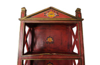 Painted Decorative Shelves - Indian Antiques - Bookshelves - Decorative Shelves - Painted Furniture -Decorative Antiques - AD & PS Antiques