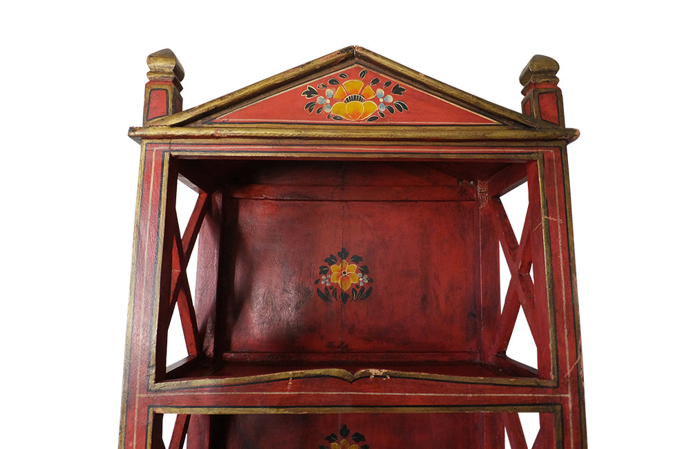 Painted Decorative Shelves - Indian Antiques - Bookshelves - Decorative Shelves - Painted Furniture -Decorative Antiques - AD & PS Antiques