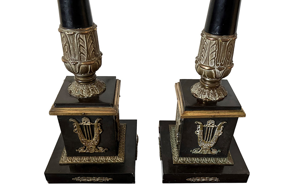 Pair Of Neo-Classical Revival Table Lamps - Antique Lighting - Pair of Lamps - Table Lamps - Lighting - Neo Classical Decoration - Antique Shops Tetbury - adpsantiques - AD & PS Antiques