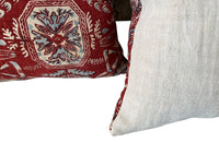 PAIR OF 19TH CENTURY FRENCH QUILT CUSHIONS