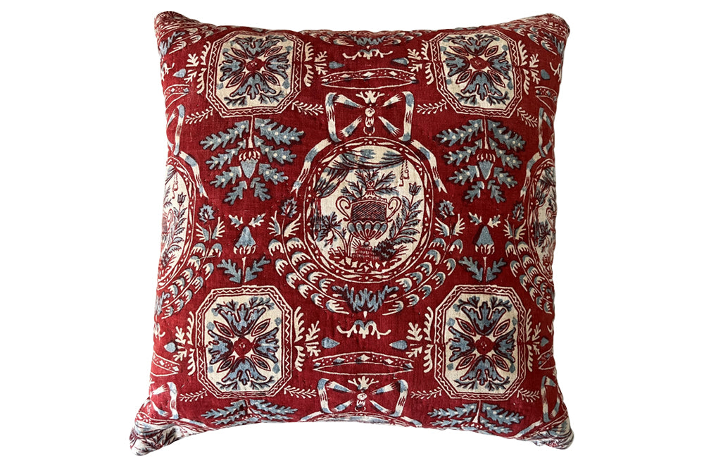 Pair of 19th Century French Quilt Cushions - French Decorative Antiques - Antique textiles - Antique Quilt - French Antique Textiles - Decorative Accessories - Antique Shops Tetbury - adpsantiques - AD & PS Antiques