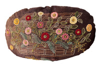 Pair Of 1930s French Oval Needlework Cushions - French Decorative Antiques - Antique Textiles - Cushions - Pillows - Decorative Accessories - Antique Shops Tetbury - adpsantiques -AD & PS Antiques