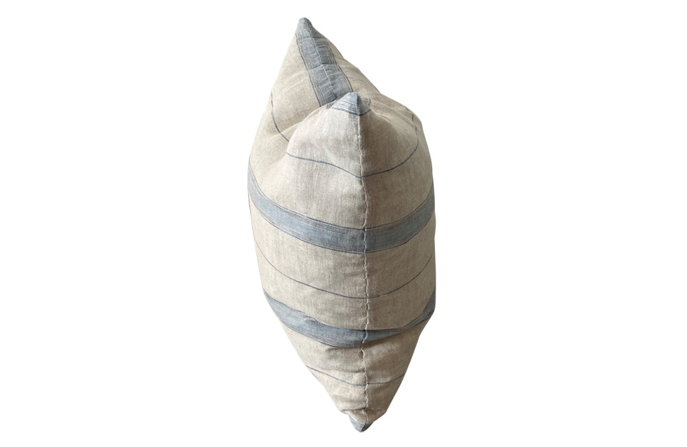 Pair Of French Antique Linen Cushions - French Decorative Antiques - Antique Textiles - Antique French Textiles - Cushions - Pillows - Soft Furnishings - Antique Decorative Accessories - Antique Shops Tetbury - adpsantiques - AD & PS Antiques