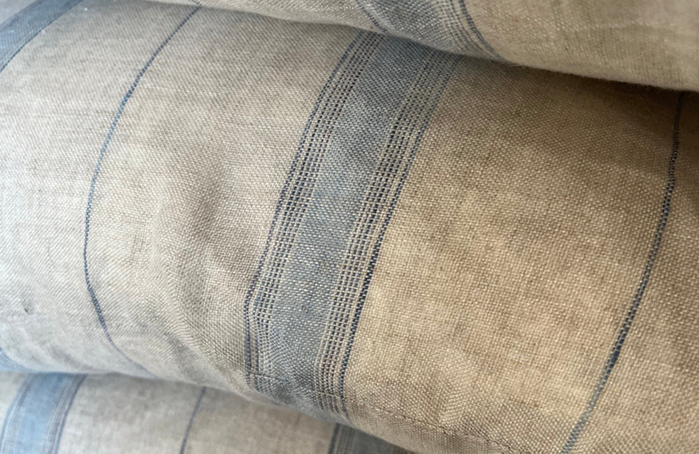 Pair Of French Antique Linen Cushions - French Decorative Antiques - Antique Textiles - Antique French Textiles - Cushions - Pillows - Soft Furnishings - Antique Decorative Accessories - Antique Shops Tetbury - adpsantiques - AD & PS Antiques