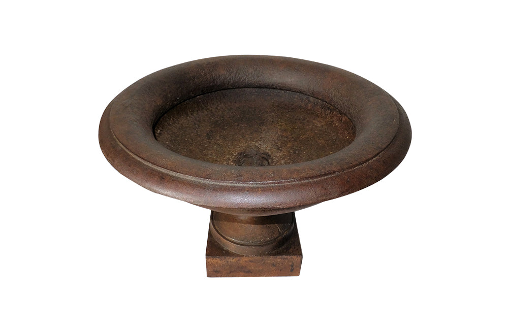 Pair of French 19th century cast iron planters-Antique Jardinieres-Garde Accessories-Garden Antiques-Garden-Iron Urns-French Antiques-AD & PS Antiques