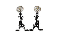 Pair of Aesthetic Movement Andirons - Firedogs - Antique Andirons - Aesthetic Movement - arts & crafts - Fireplace Accessories - Antique Shops Tetbury - AD & PS Antiques