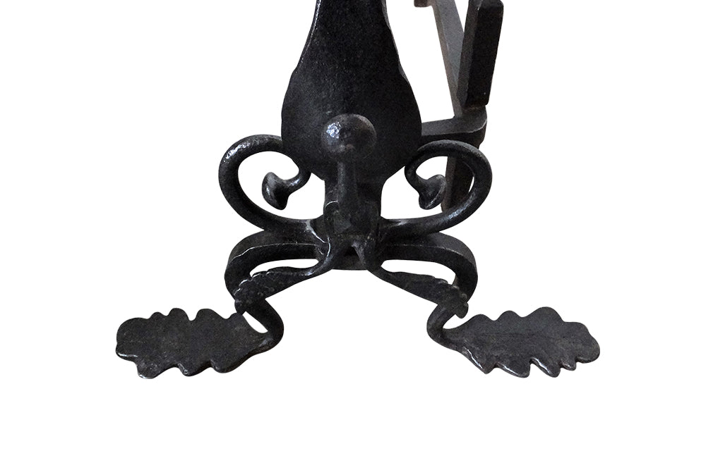 Pair of Aesthetic Movement Andirons - Firedogs - Antique Andirons - Aesthetic Movement - arts & crafts - Fireplace Accessories - Antique Shops Tetbury - AD & PS Antiques