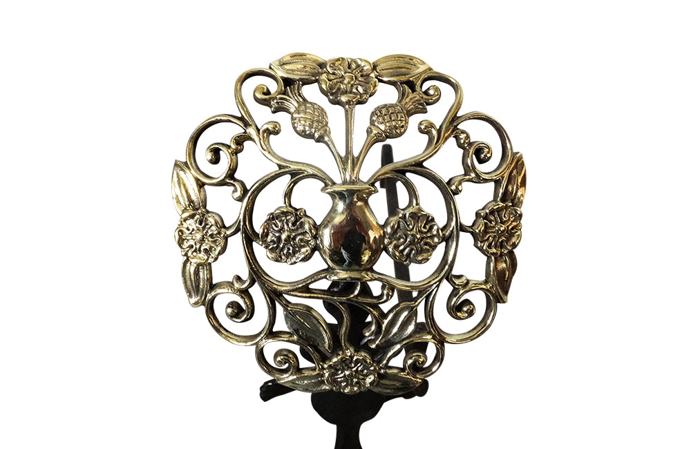 Pair of Aesthetic Movement Andirons - Firedogs - Antique Andirons - Aesthetic Movement - arts & crafts - Fireplace Accessories - Antique Shops Tetbury - AD & PS Antiques