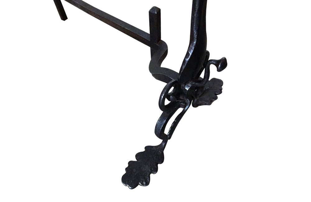 Pair of Aesthetic Movement Andirons - Firedogs - Antique Andirons - Aesthetic Movement - arts & crafts - Fireplace Accessories - Antique Shops Tetbury - AD & PS Antiques