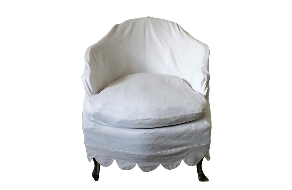 Pair of French Louis XV Revival Armchairs-Pair Of French 19th Century bergeres-French Antiques-Seating-Antique Seating -Silk Upholstery-AD & PS Antiques