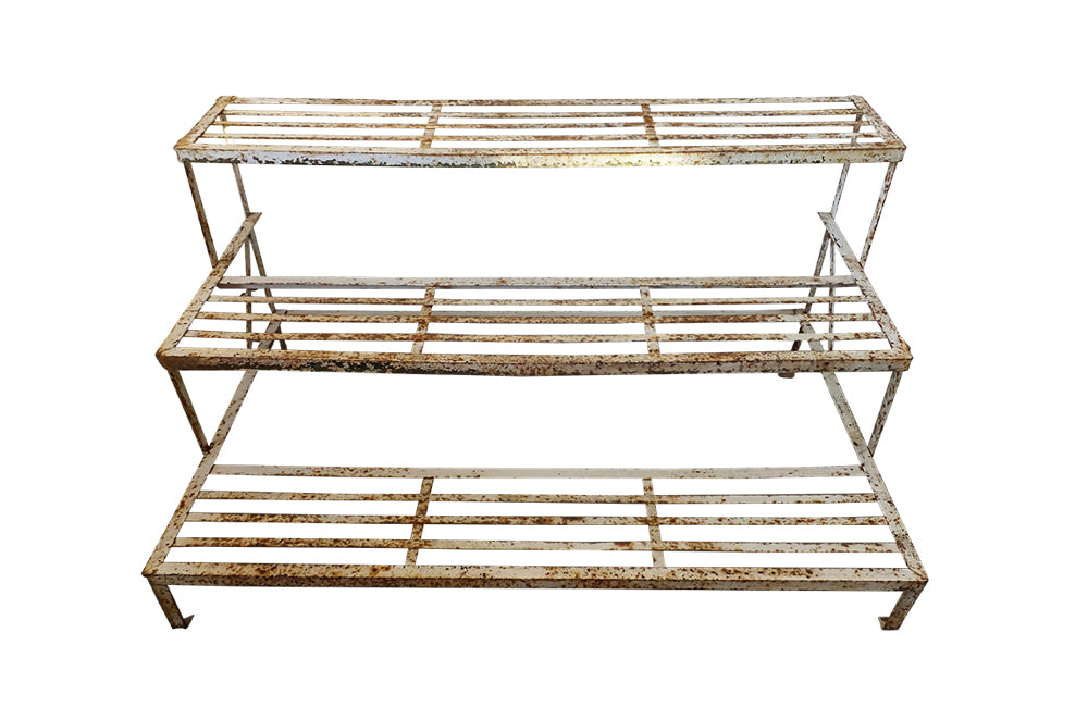 Pair of French Iron Plant Stands-Florist Stands-Garden Furniture-Garden Antiques-French Antiques-AD & PS Antiques