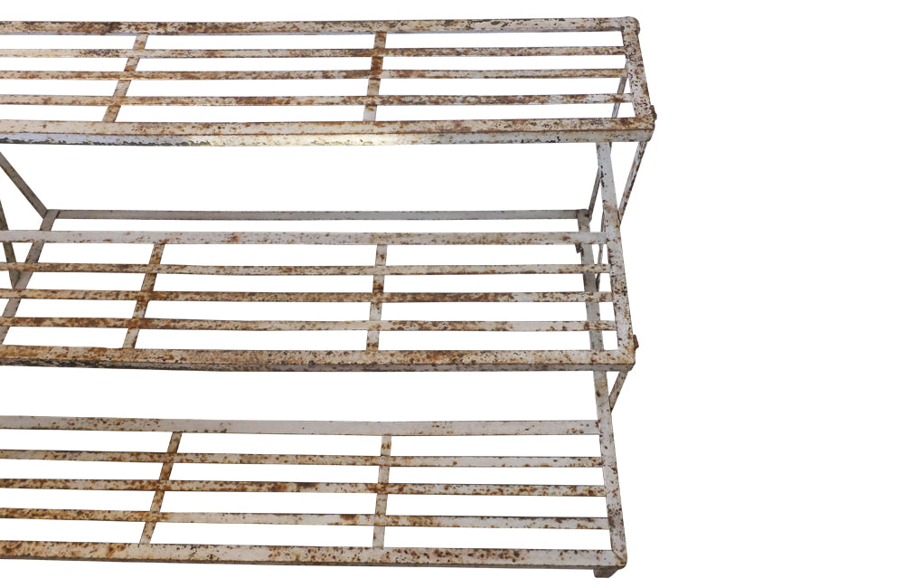 Pair of French Iron Plant Stands-Florist Stands-Garden Furniture-Garden Antiques-French Antiques-AD & PS Antiques