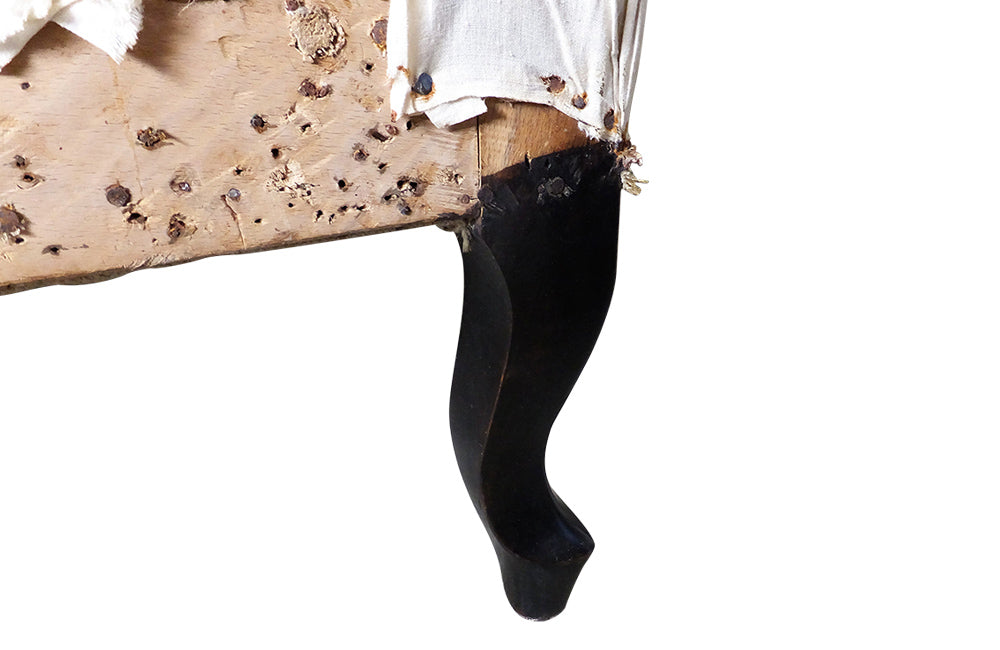 Pair Of French Button Back Armchairs-Napoleon III Armchairs-Large Antique Armchairs-French Antiques-Antique Seating-AD & PS Antiques