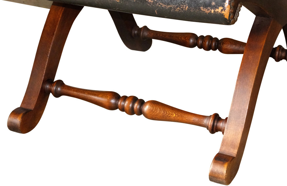 Pair of Valenti Leather Slipper Chairs - Vintage Chairs - Antique Chairs – Vintage Leather Chairs - Designer Chairs-Pierre Lottier - Slipper Chairs - Decorative Antique Furniture - AD & PS Antiques