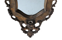 Pair of 19th Century Venetian Mirrored Appliques – Antique Wall Lights – Antique Mirrors - Italian Antiques - Wall Decoration - Carved Mirrors - Decorative Antiques - AD & PS Antiques