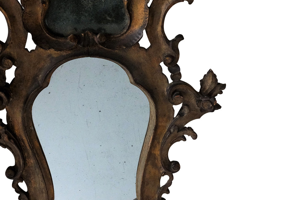 Pair of 19th Century Venetian Mirrored Appliques – Antique Wall Lights – Antique Mirrors - Italian Antiques - Wall Decoration - Carved Mirrors - Decorative Antiques - AD & PS Antiques