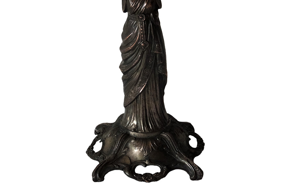 FRENCH ART NOUVEAU PSYCHE TABLE MIRROR