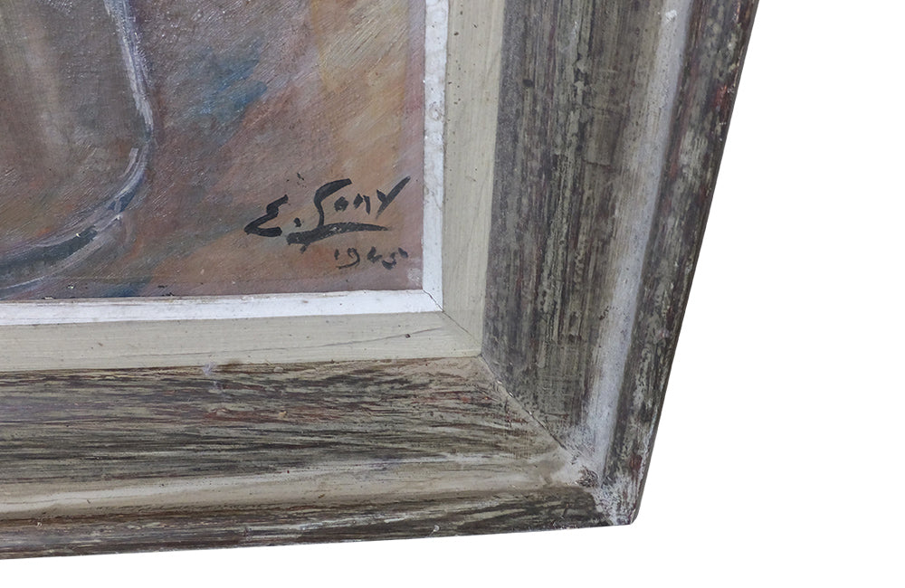 Large Signed Reclining Nude Painting - Oil on Canvas- Paintings- Signed Paintings- AD & PS Antiques