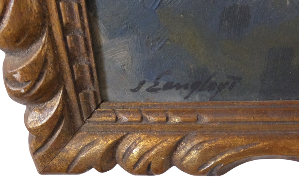 Signed Oil Painting  of A Scottie Dog - Dog Painting - Wall Art- Paintings Signed Oil Painting of A Scottie Dog - Dog Painting - Wall Art- Paintings - Antique Art- Scottie Dog- AD & PS Antiques - Antique Art- AD & PS Antiques