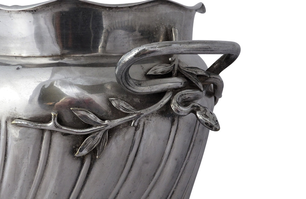 Pair of Brass Neoclassical Revival Candlesticks-19th century French candlesticks-French Antiques-Lighting-Antique Candlesticks-Antique Candle Holders-AD & PS Antiques